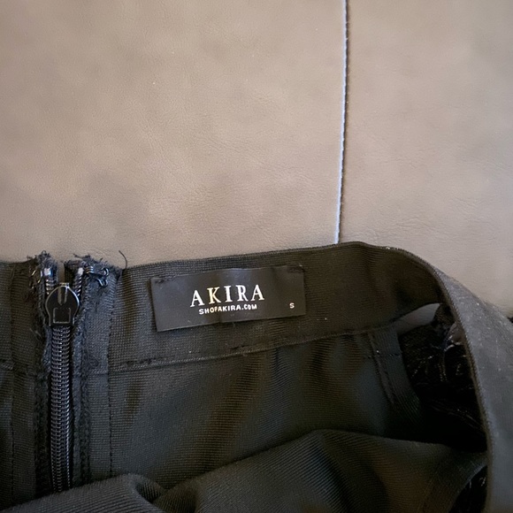 Black mini dress with fringe detail - Picture 2 of 3